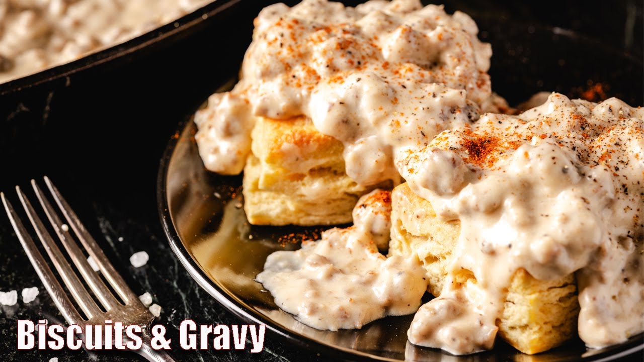 The Best Flaky Biscuits and Homemade Creamy Gravy Dining and Cooking