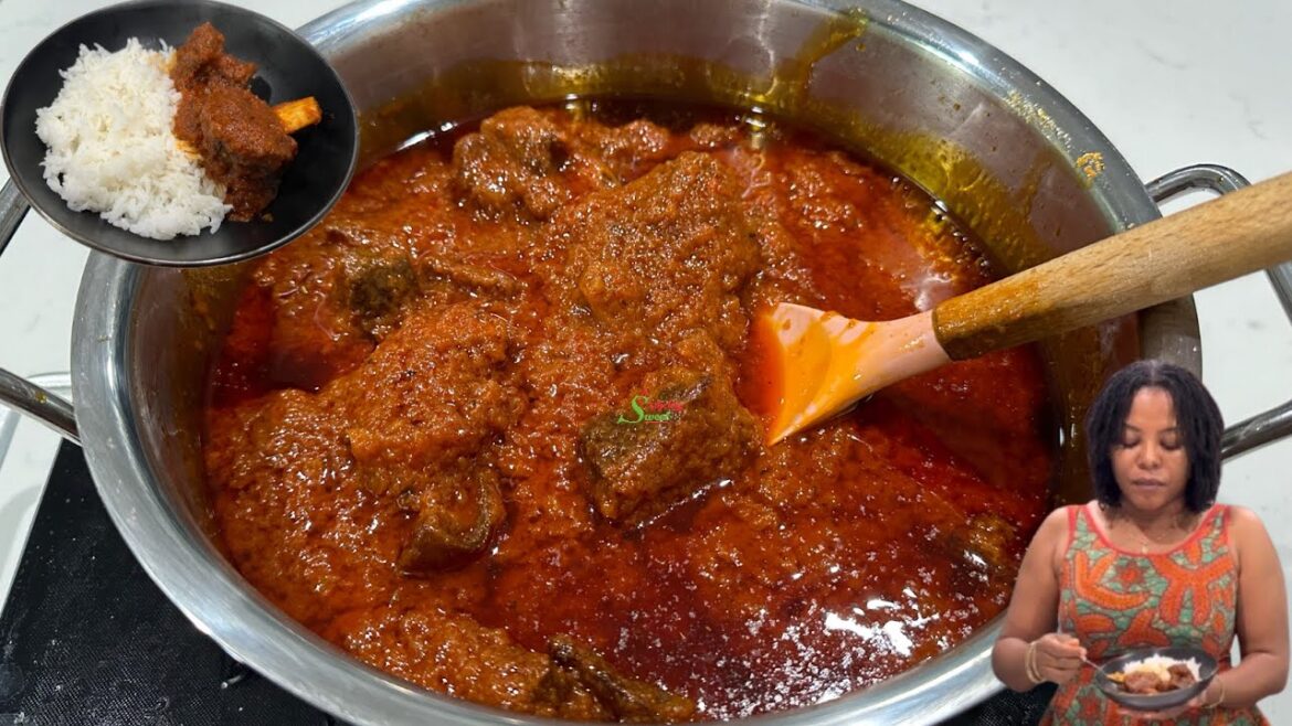How To Make The Authentic Ghanaian Beef Stew Like A Pro In The Simplest Way