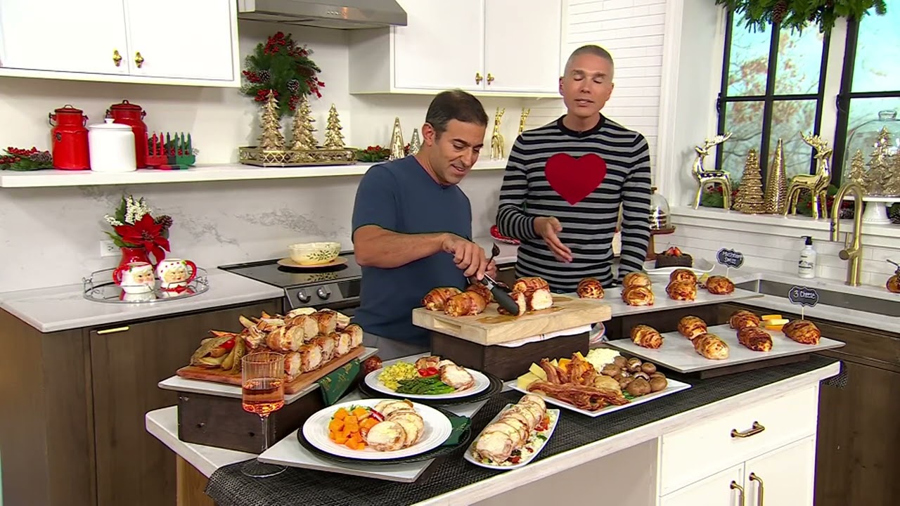Family Farms (6) 14oz Bacon Wrapped Stuffed Chicken Breasts on QVC