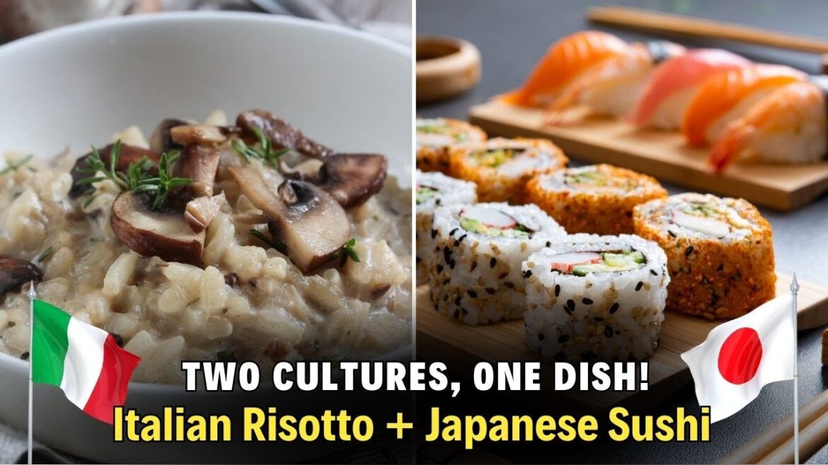 Far East Odyssey: A Fusion of Italian Risotto and Japanese Sushi Far East Odyssey: A Fusion of Italian Risotto and Japanese Sushi