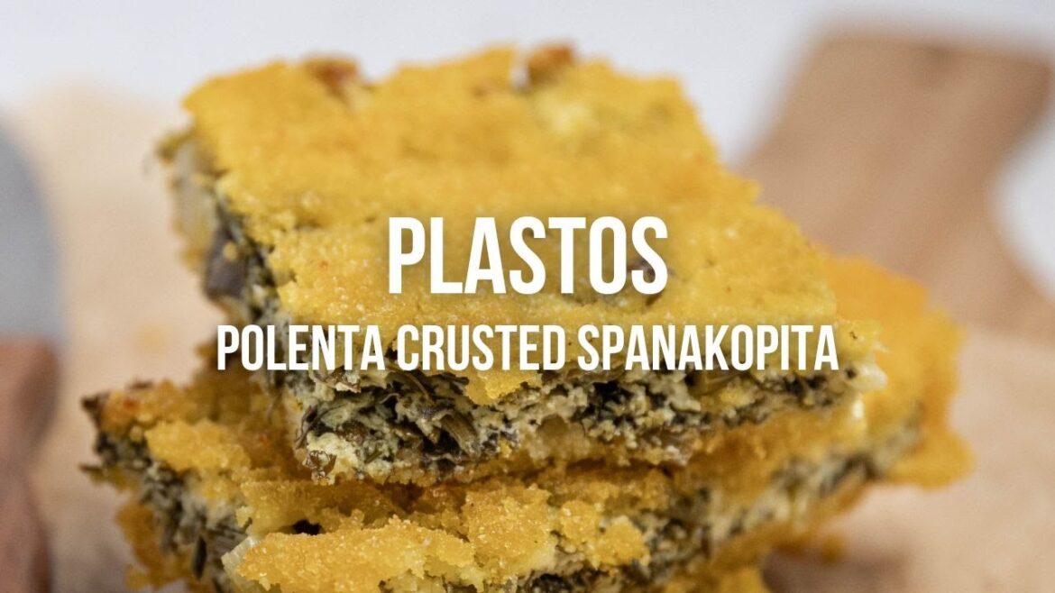 Plastos - Polenta Crusted Spanakopita