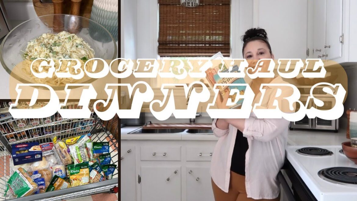 1 Grocery Haul 4 Dinners | Potato Stix Hot Dogs, Pineapple Salad, Corned Beef Pasta