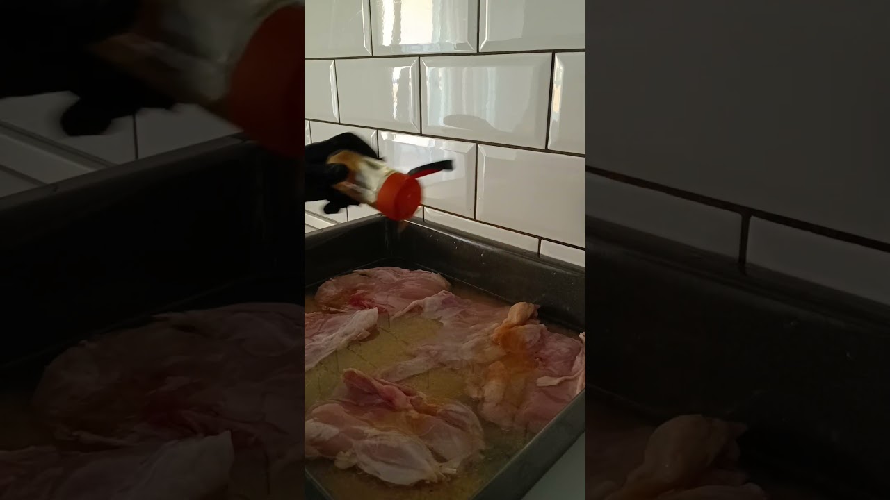 SHEET PAN CHICKEN THIGHS WITH ORZO AND GREEN BEANS Sheet pan dinner