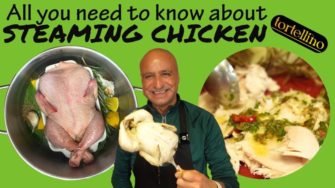 Italian Steamed Whole Chicken-No Roasting, Just Tender Sicilian Flavor