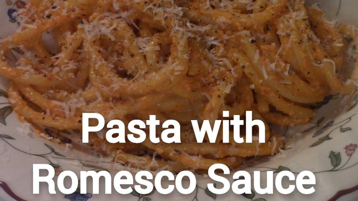 Pasta with Romesco Sauce