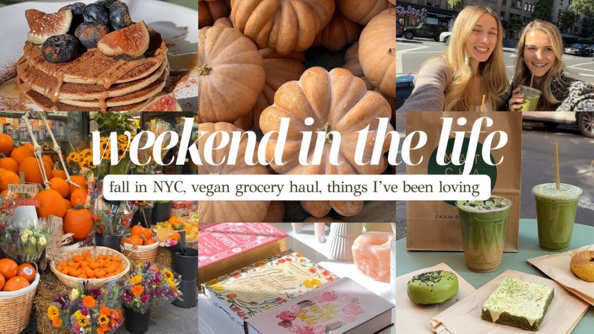 WEEKEND IN THE LIFE: fall in NYC, vegan grocery haul, things I’ve been loving