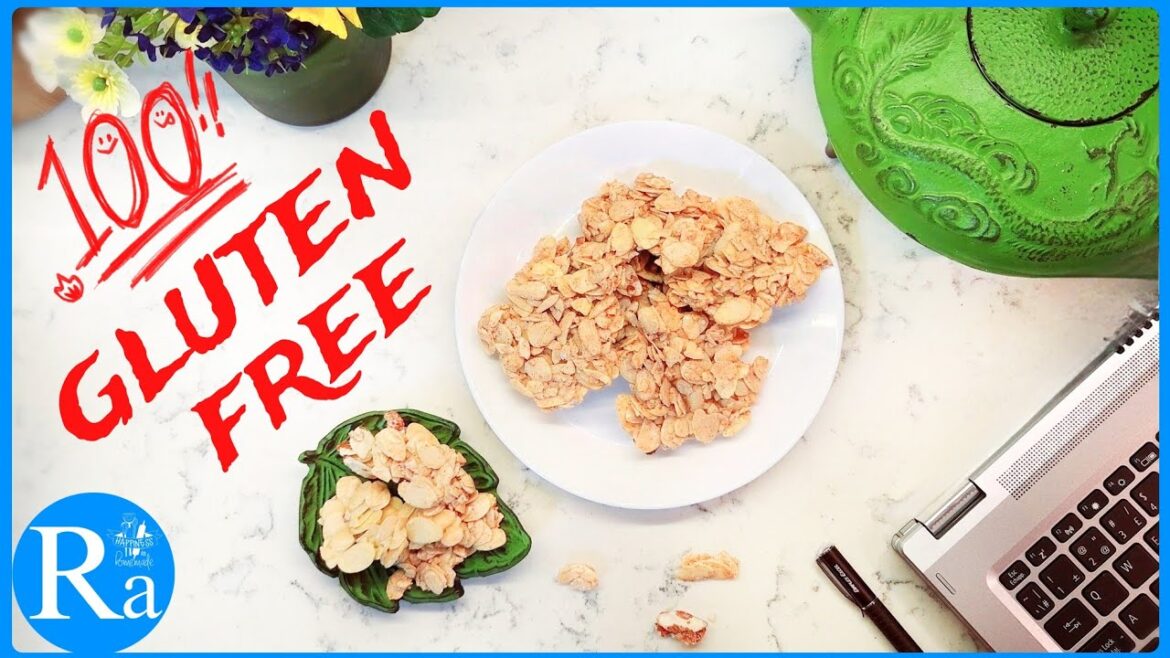DELICIOUS Gluten Free Sliced Almond Cookies Anyone Can Make!