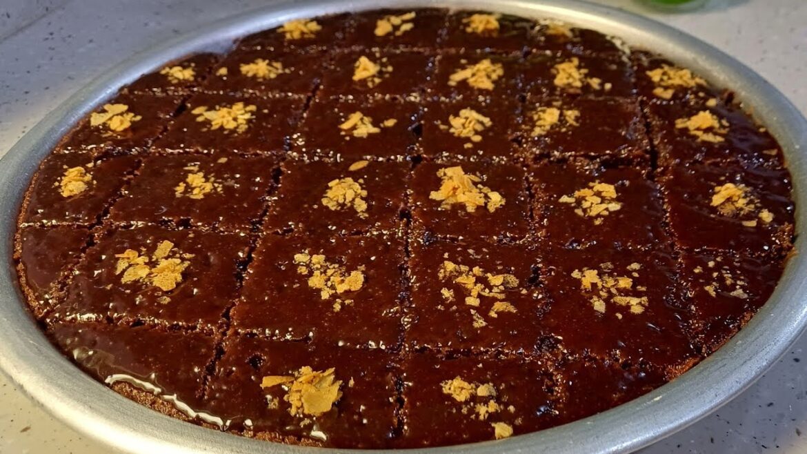 CHOCOLATE BASBOUSA | BASBOUSA CHOCOLATE | MIDDLE EASTERN DESSERT