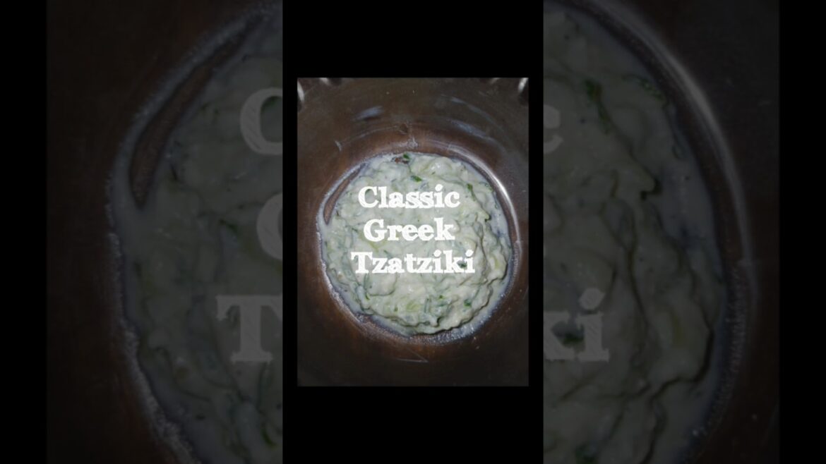 Classic Greek Tzatziki| How to make healthiest Dip with greek yogurt at home| Easy freshest Tzatziki