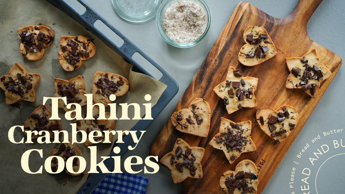 Cranberry Tahini Cookies Prove Less Sugar is MORE Flavorful!