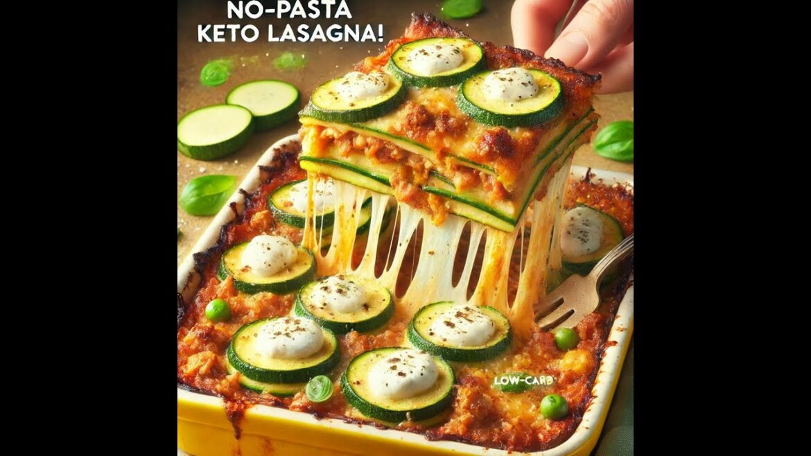 Zucchini lasagne without pasta #recipe #ketorecipes #health