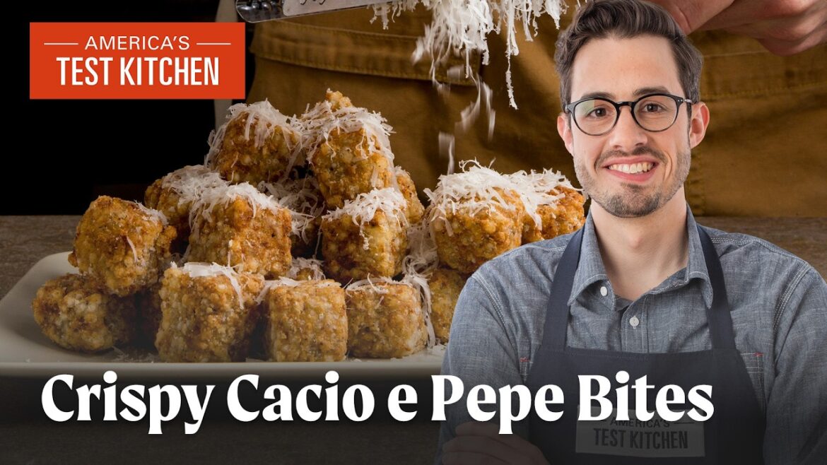 How to Make Crispy Cacio e Pepe Bites (Gluten Free!) | America’s Test Kitchen (S24 E10) How to Make Crispy Cacio e Pepe Bites (Gluten Free!) | America's Test Kitchen (S24 E10)