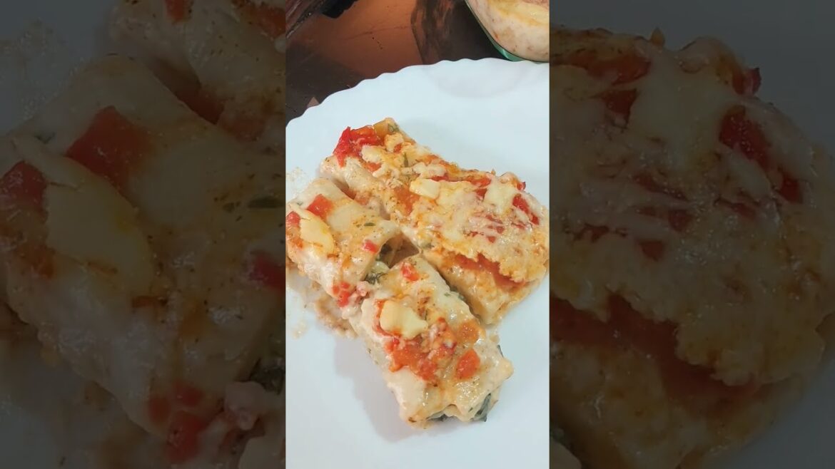Homemade italian Cannelloni recipe