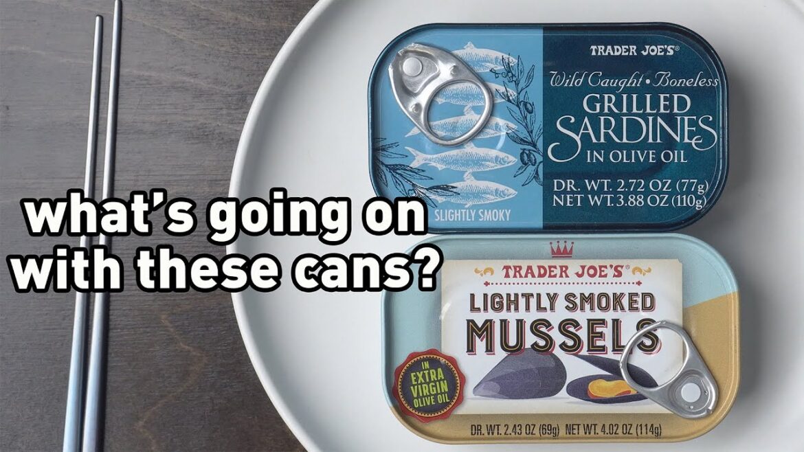 Review:  Trader Joe's New Tinned Fish | Canned Fish Files Ep. 132