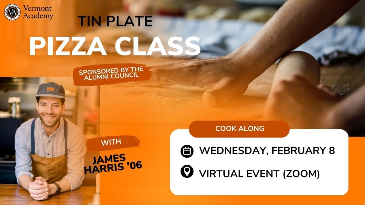 VA Pizza Making Class with James Harris '06