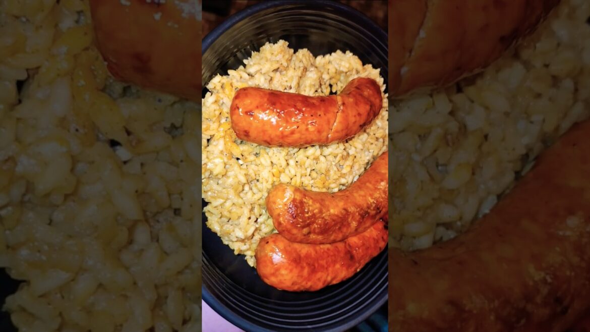 #risottorecipe with Hot ITALIAN #sausage on a cold Pennsylvania night