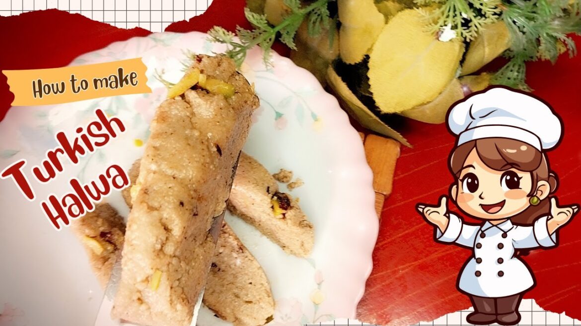 Turkish Halwa Easy Simple And Fast Recipe | Tahini Halwa Banane Ka Tarika | Sweet Chef Kitchen Queen Turkish Halwa Easy Simple And Fast Recipe | Tahini Halwa Banane Ka Tarika | Sweet Chef Kitchen Queen