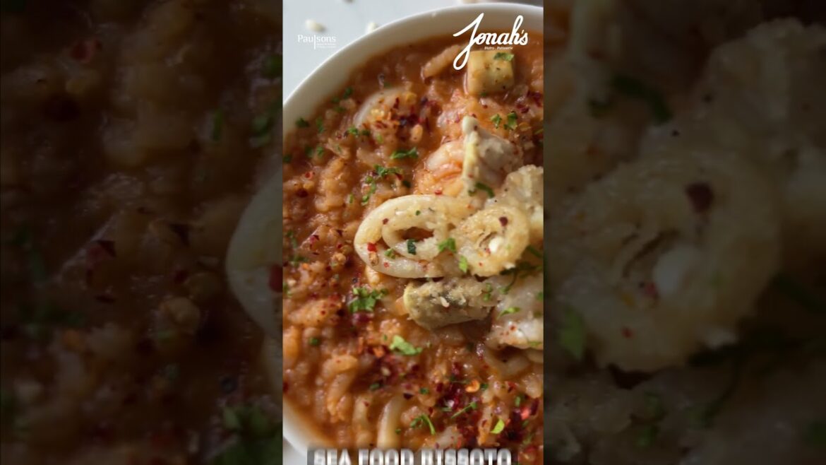 Dive into the rich flavors of the sea with our exquisite Seafood Risotto!