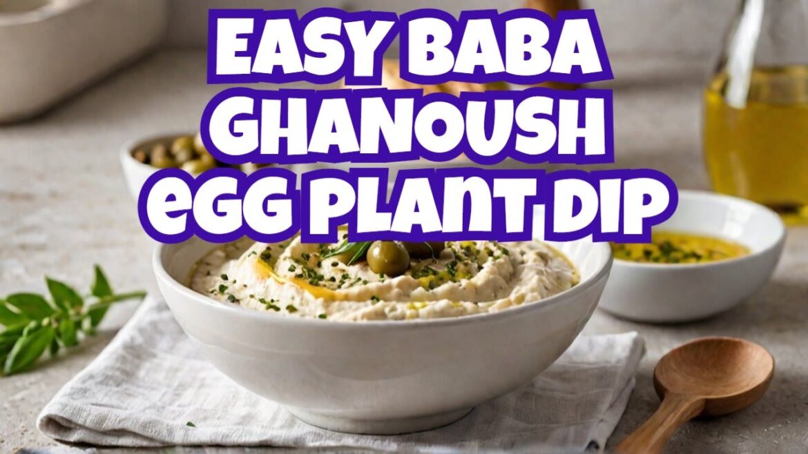 Quick & Easy Baba Ghanoush Recipe! Quick & Easy Baba Ghanoush Recipe!