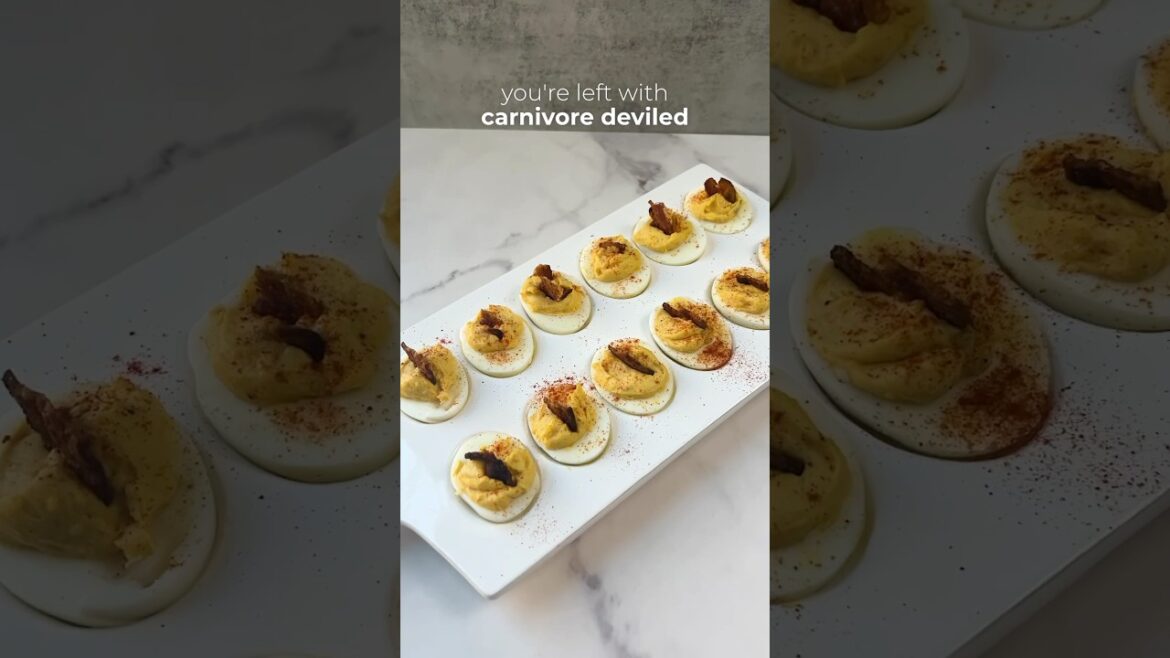 These Carnivore Deviled Eggs will BLOW YOUR MIND #carnivorediet