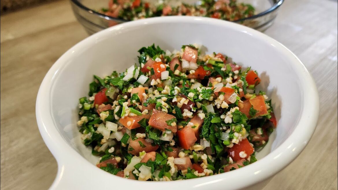 Receta de TABULÉ SIN GLUTEN - GLUTEN FREE TABBOULEH Recipe