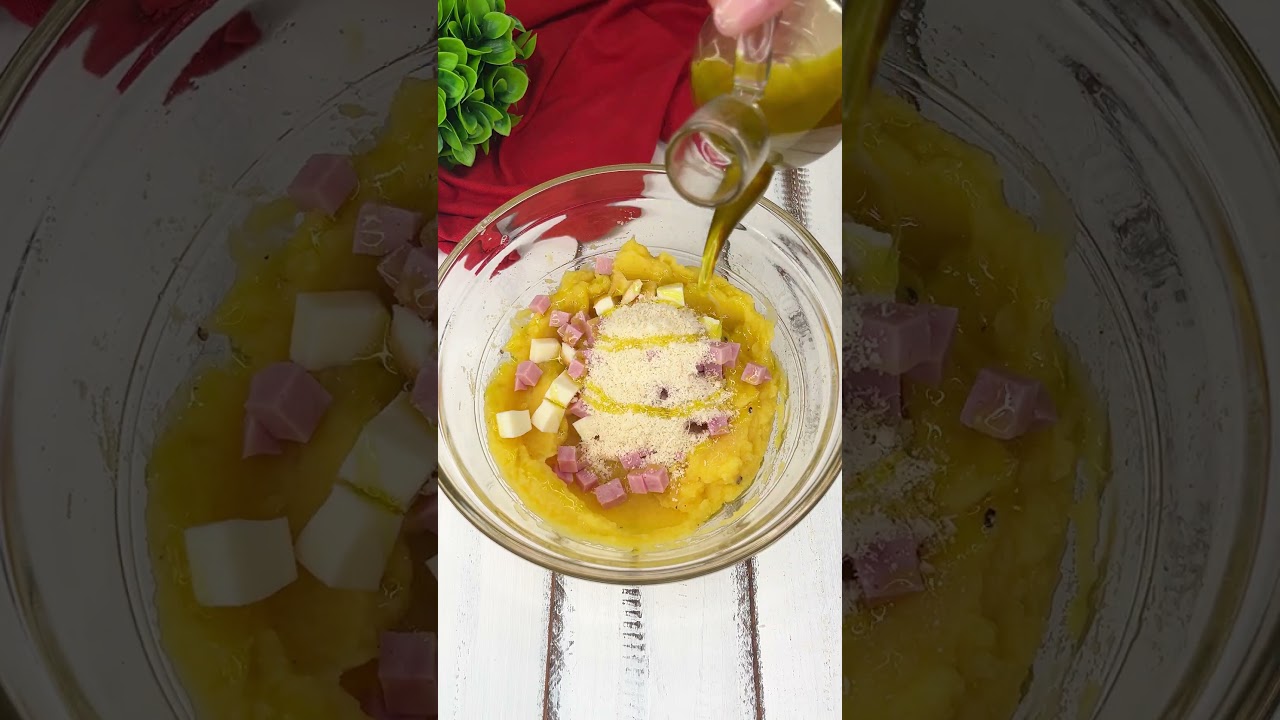 gateau di patate in friggitrice ad aria