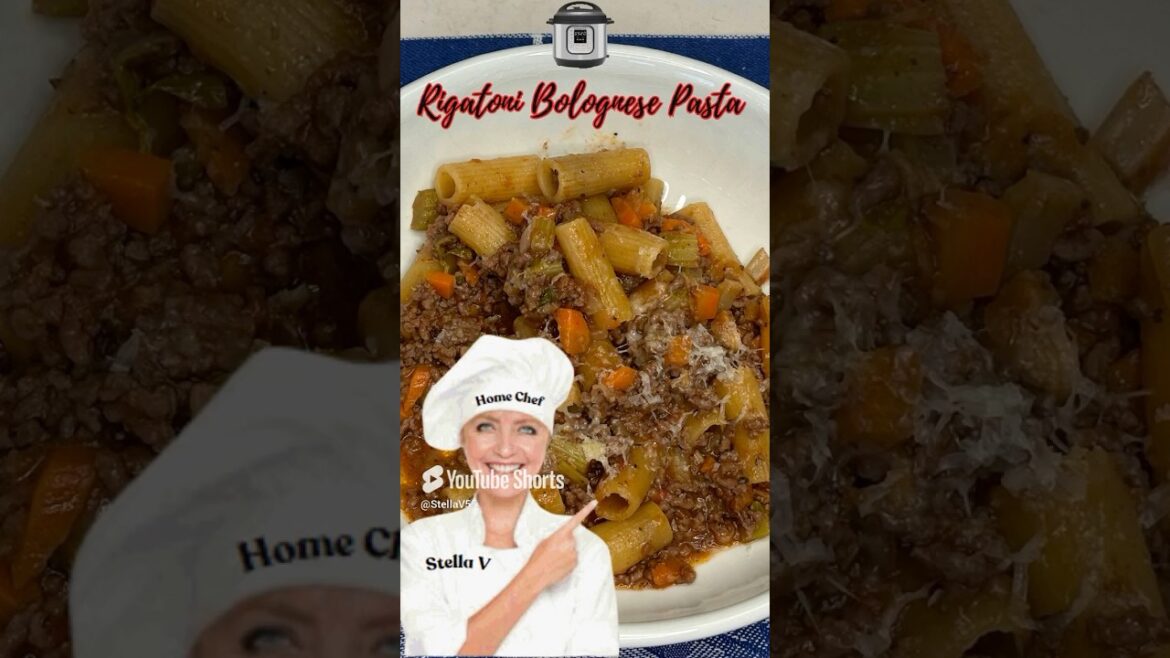 Bolognese Rigatoni Quick And Easy!