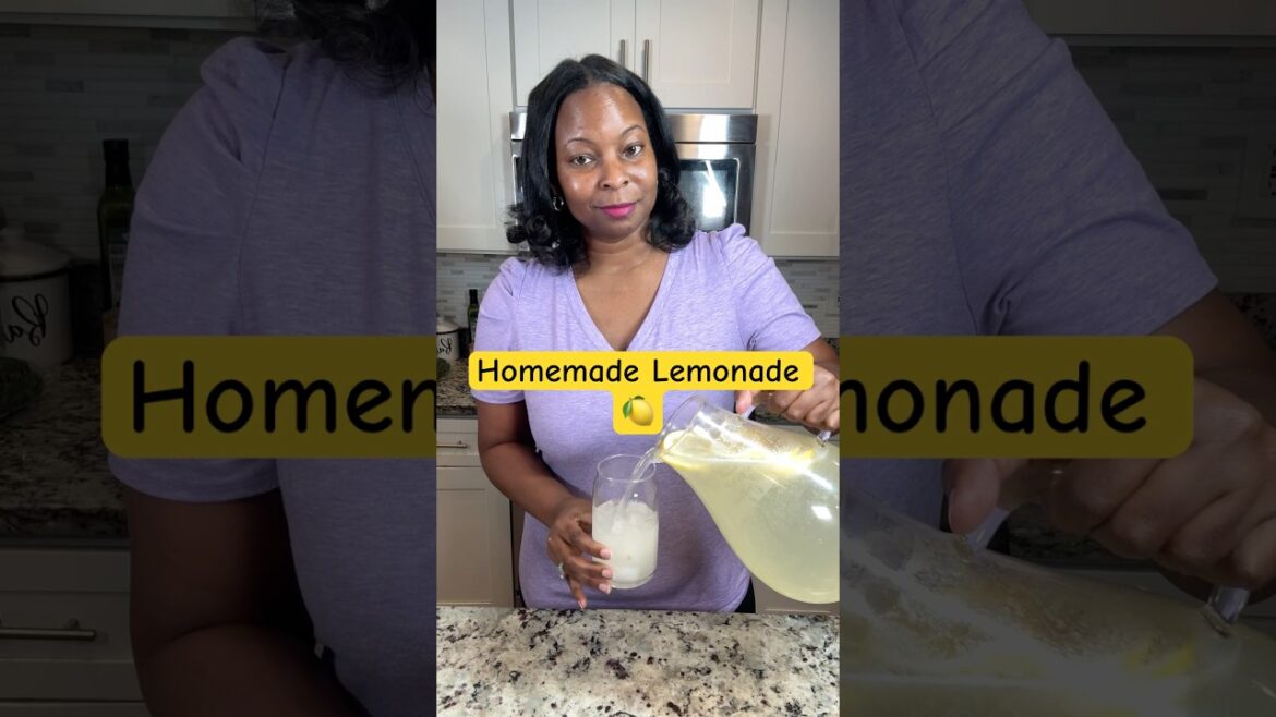 Homemade Southern Style Lemonade #recipe