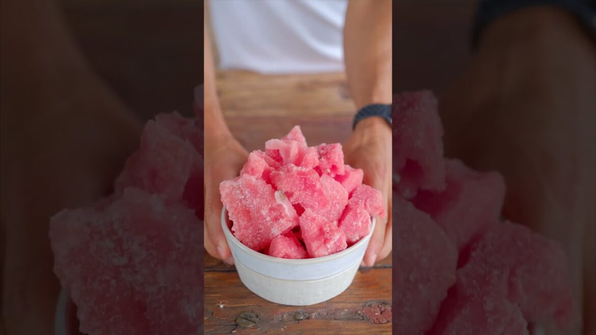 Sorbetto di anguria| Cotto al Dente  #food #recipe #cocomero #watermelon #granite