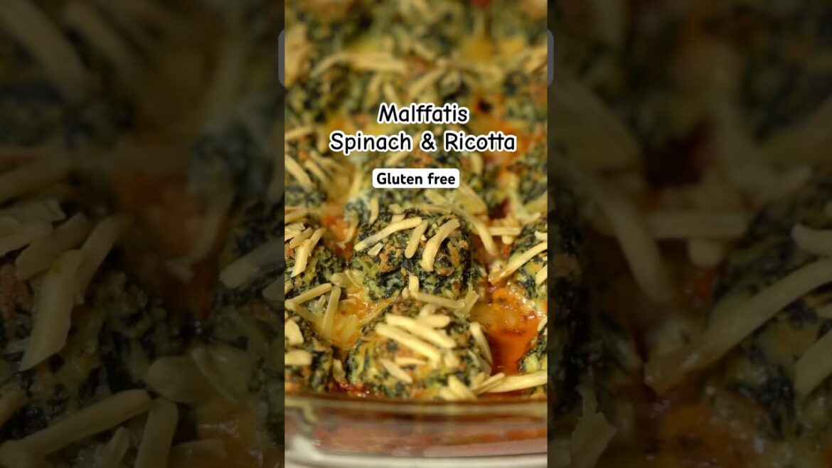 Malffatis Spinach & Ricotta #healthyrecipes #glutenfree