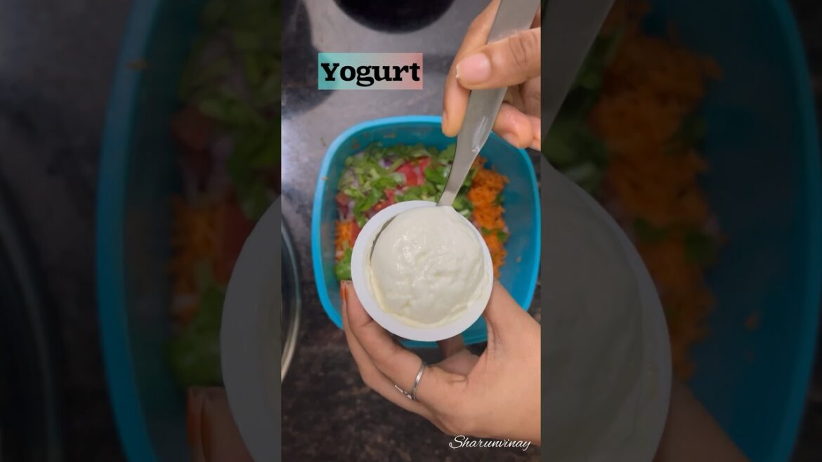 Healthy Salad recipe | Greek yogurt salad #shorts #shortsfeed #salad #healthy