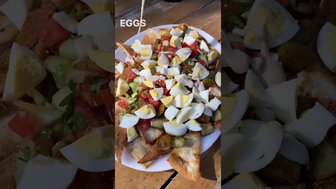 Sabich Nachos  #mediterraneanrecipe #mediterraneanfood #easyrecipe #mediterraneandish #appetizer