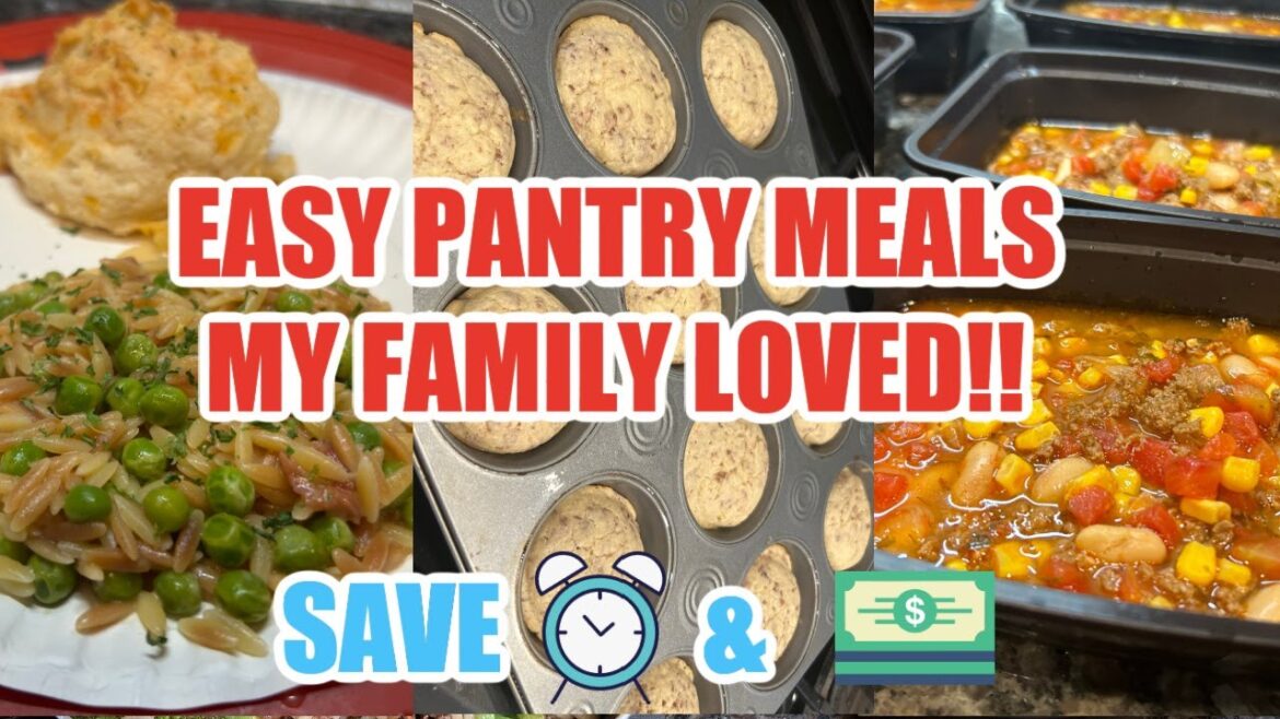 Whip Up Delicious Meals From Your Pantry! | WHATS FOR DINNER