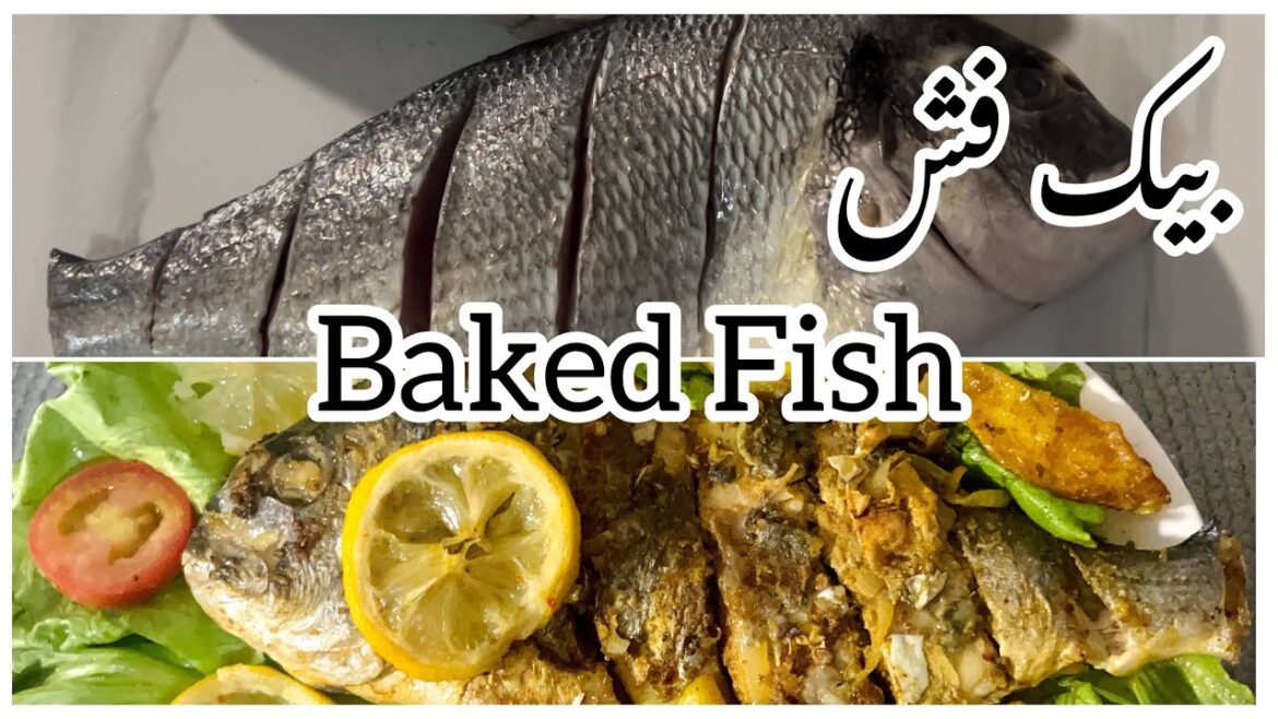 Spicy Whole Baked Fish With Homemade Masala | Easy Baked Fish Recipe |How To Make Baked Fish At Home