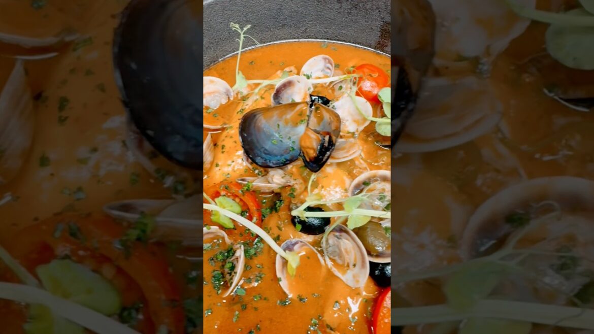 guys look at this sow and mixed seafood soup