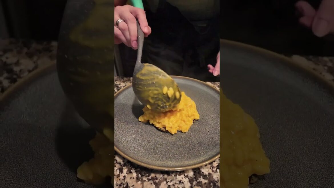 Risotto com abóbora, porcini e castanhas