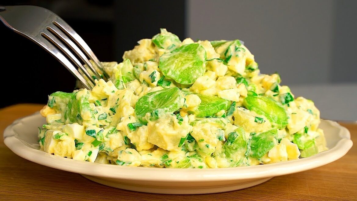 Ich esse diesen Salat Tag und Nacht und nehme ab! -30 kg pro Monat! Bauchfett schmilzt dahin!