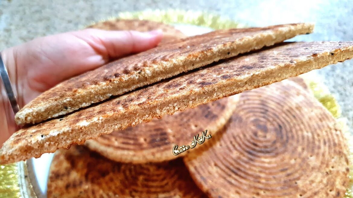 كسرة رخساس صحية بنينة و خفيفة  مبسسة بزيت الزيتون كسرة رخساس صحية بنينة و خفيفة  مبسسة بزيت الزيتون