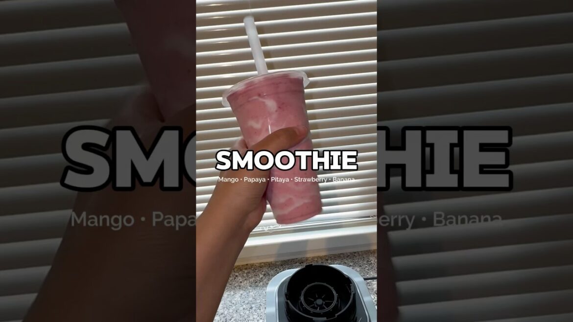 How to make a Mango | Papaya | Pitaya | Strawberry | Banana Smoothie. #smoothie #recipe #breakfast How to make a Mango | Papaya | Pitaya | Strawberry | Banana Smoothie. #smoothie #recipe #breakfast