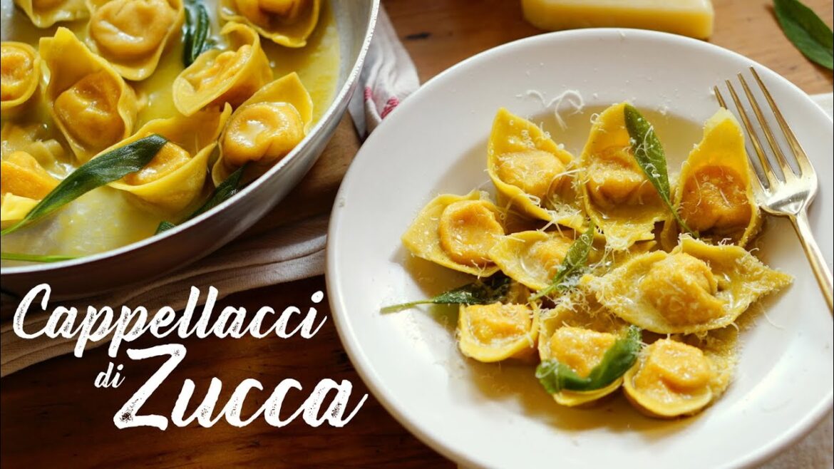 Cómo Hacer Pasta Rellena de Calabaza: "Cappellacci di Zucca"