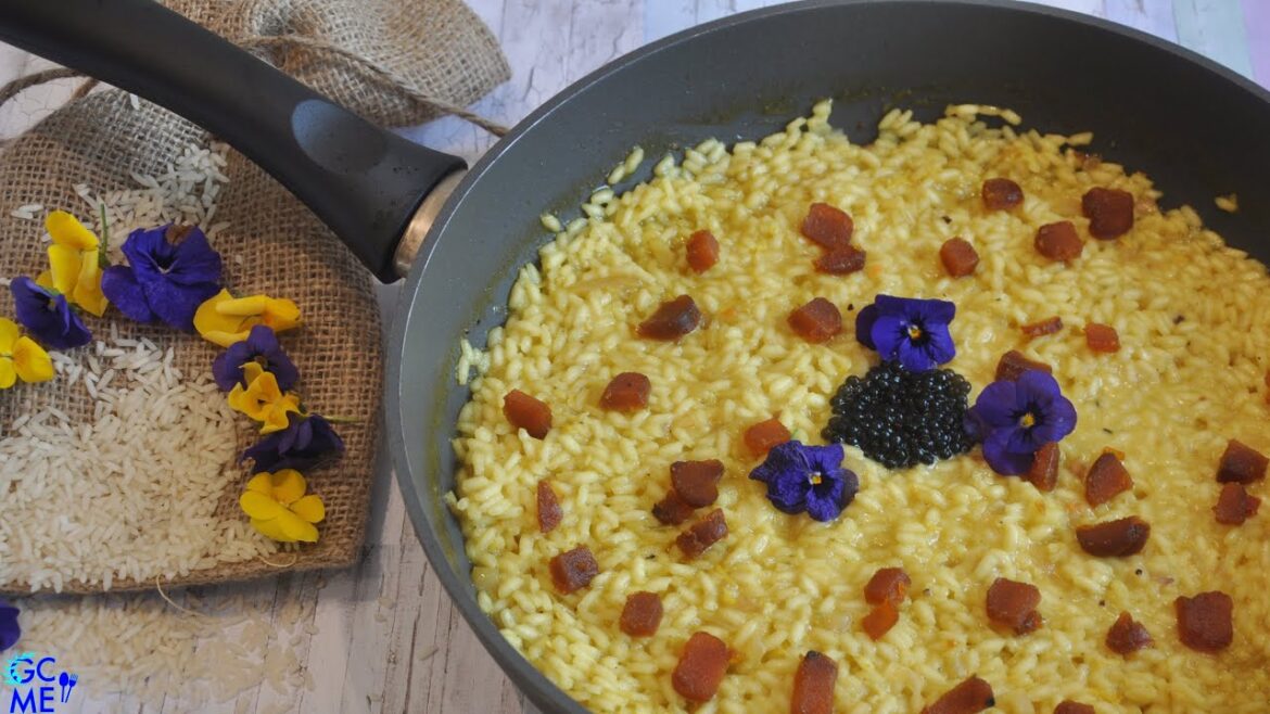 #SHORTS  How to easily prepare Creamy Risotto w/ Saffron - Πώς να φτιάξετε κρεμώδες Ριζότο με Σαφράν