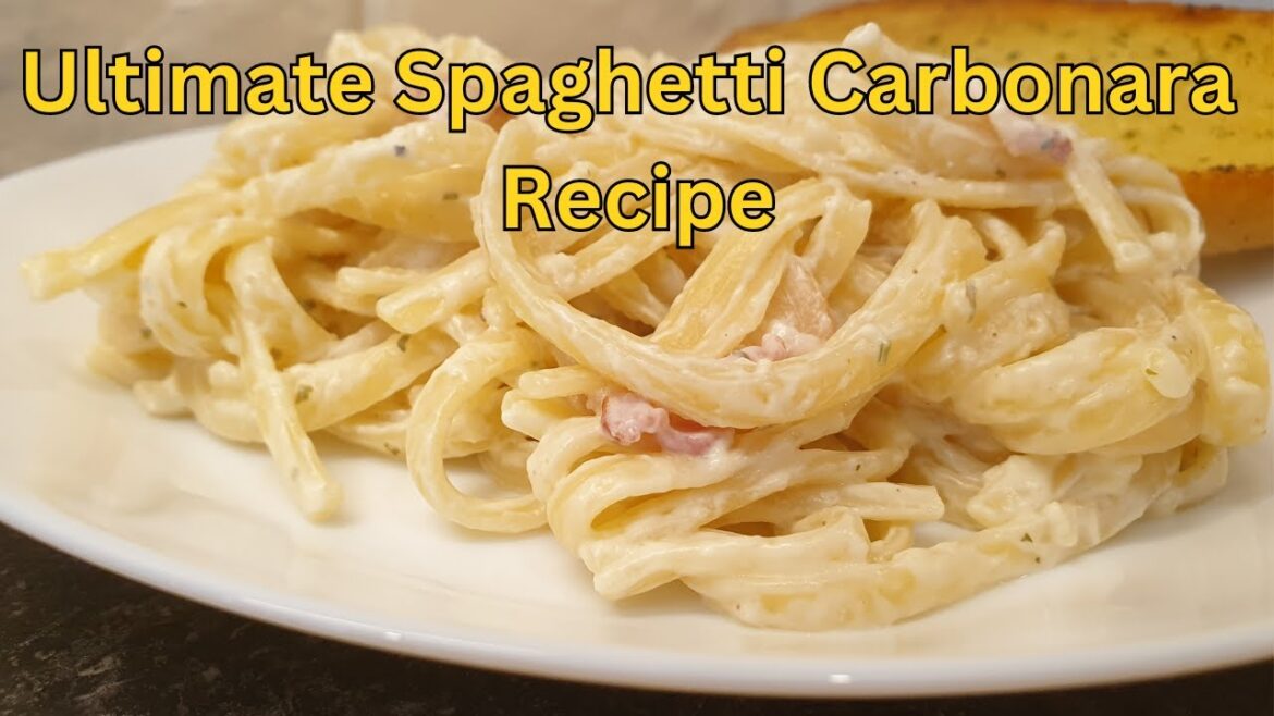 The Easiest And Quickest Ultimate Spaghetti Carbonara Recipe Ever! The Easiest And Quickest Ultimate Spaghetti Carbonara Recipe Ever!