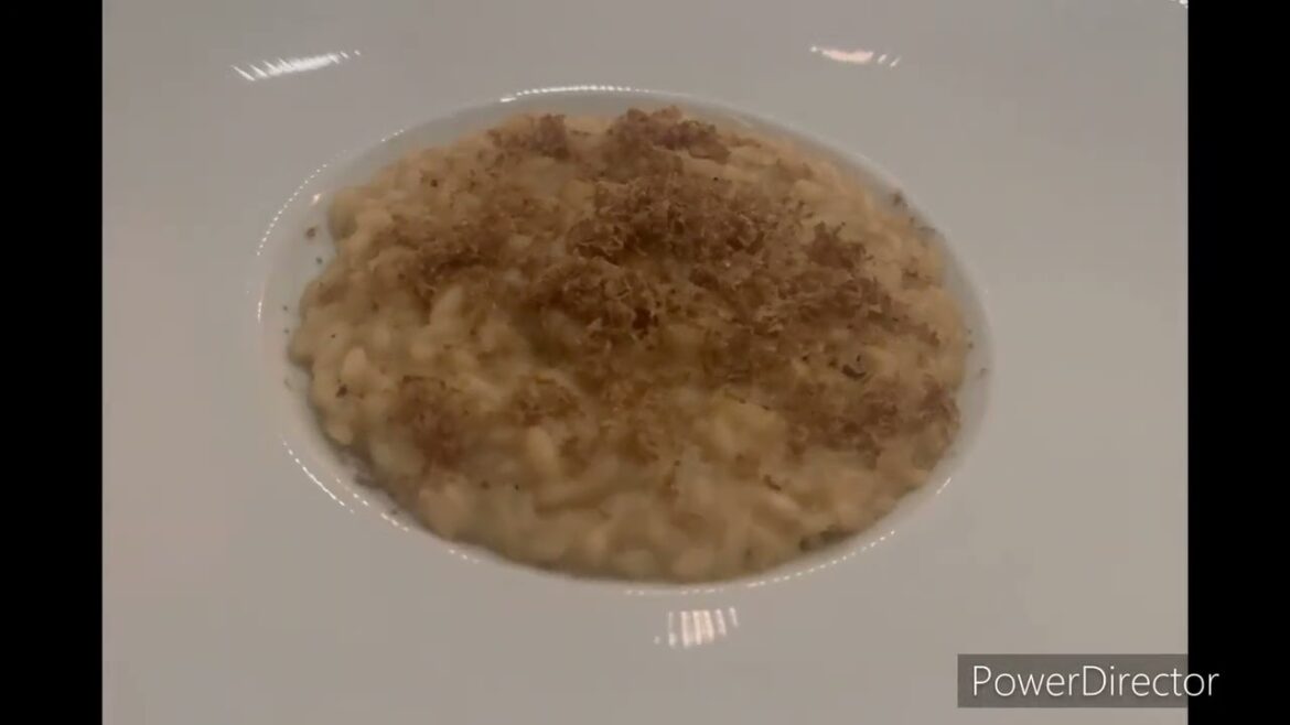White truffle risotto!