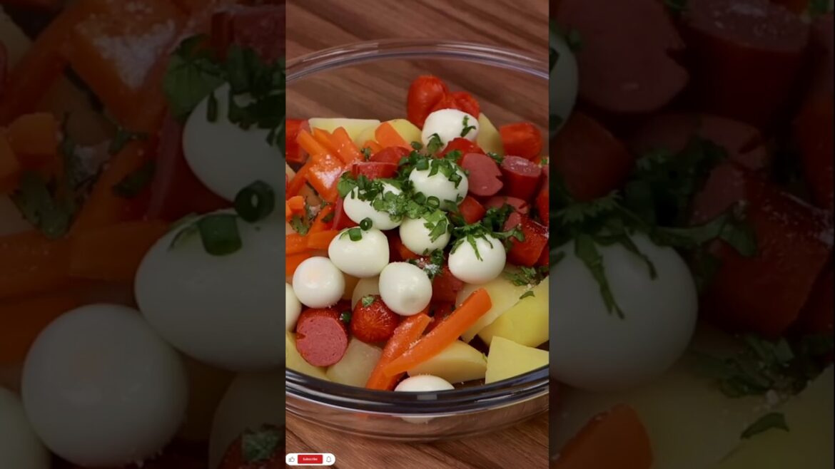 Super simple and very tasty potato salad!Surprise everyone at your lunch or dinner table|@foodvibe