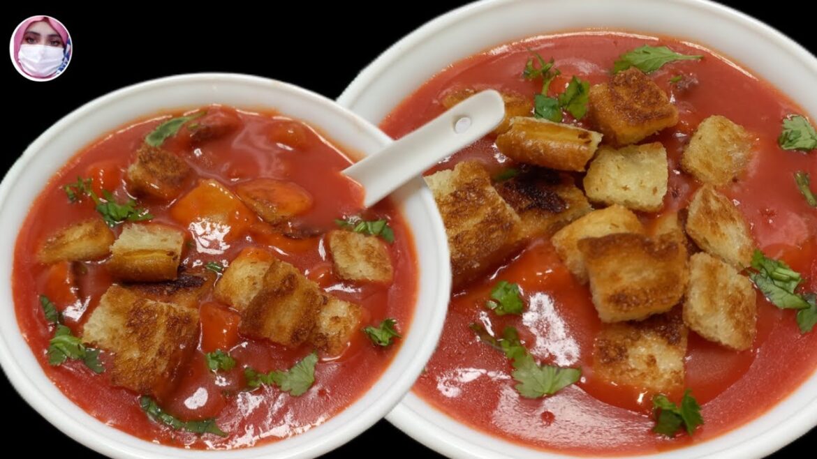 Tomato Soup Recipe | सर्दियों का टमाटर सूप | Restaurant Style | Healthy Morning Soup for winters Tomato Soup Recipe | सर्दियों का टमाटर सूप | Restaurant Style | Healthy Morning Soup for winters