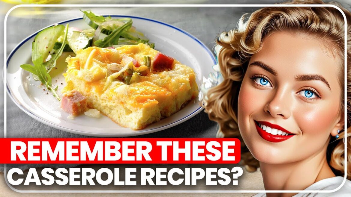 1 Hour Long Of Forgotten Casserole Recipes From The 1970's
