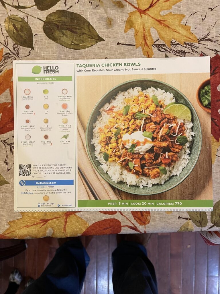 Taqueria Chicken Bowls were fire! 10/10! Definitely make again!