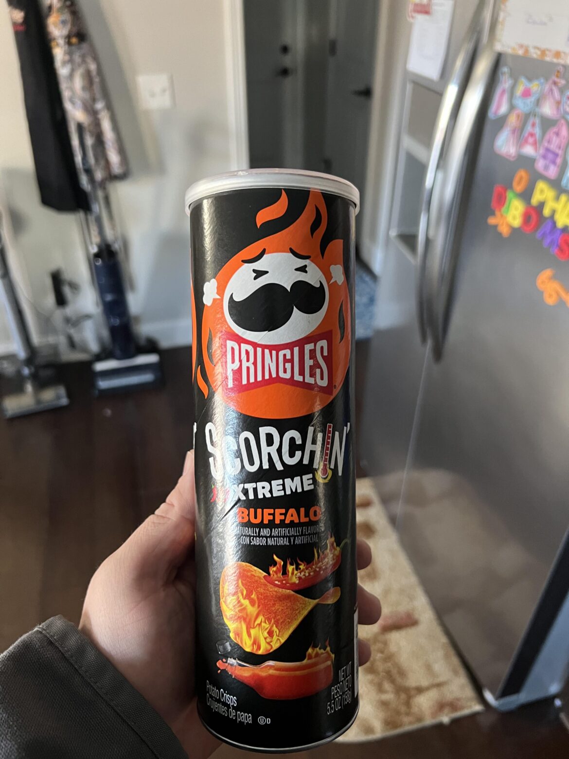 Haven’t found the Hot Ones pringles yet.
