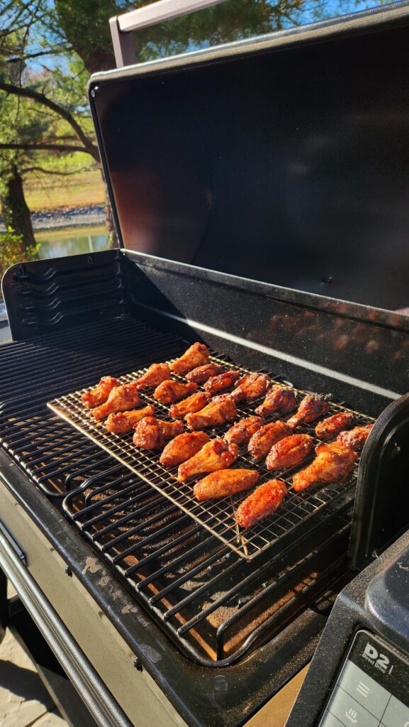 410⁰F Buffalo wings