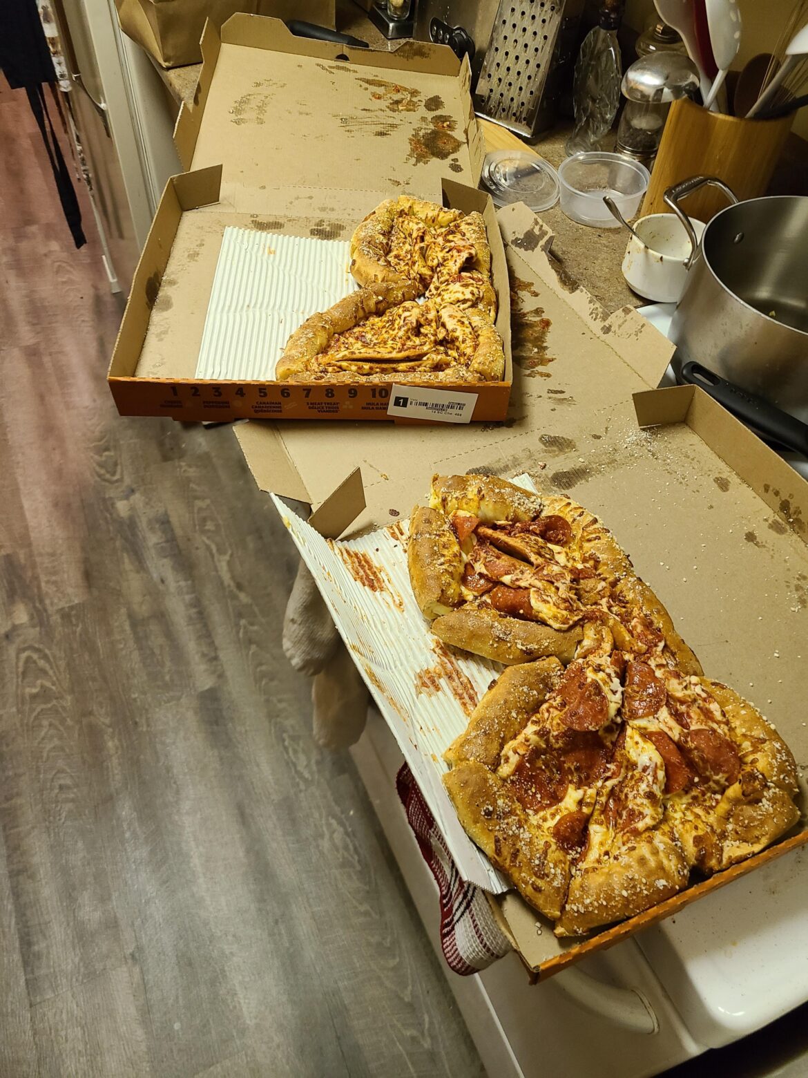 This delivery pizza I received back in 2020